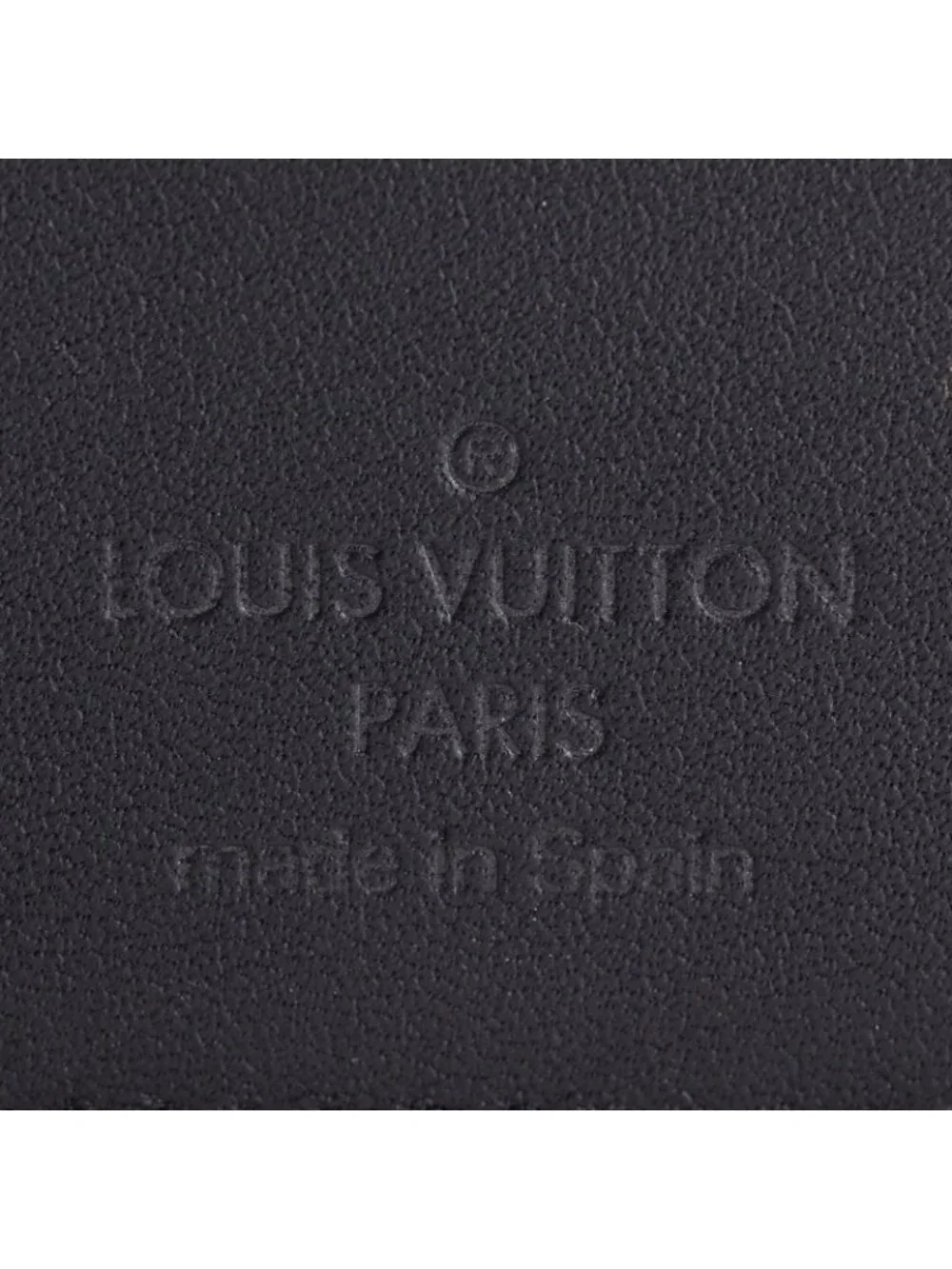 Louis Vuitton Portefeuille Brazza Monogram Shadow Leather Black Wallet